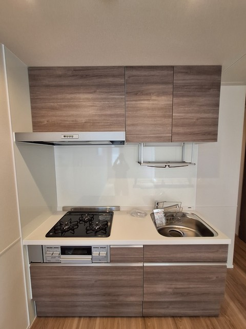 レ　セレニタⅢのキッチン|★ガス3口システムキッチン★