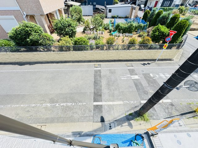 葛飾区東水元５丁目新築戸建【東水元小学校：4分】の展望|バルコニーより道路側眺望