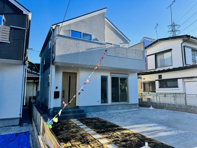 八王子市　緑町　新築一戸建て　６期の外観|～山田駅徒歩10分・八王子駅徒歩20分　ZEH水準の省エネ住宅　並列駐車可能～