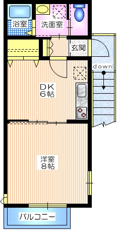 アステイオン　イオリの間取り