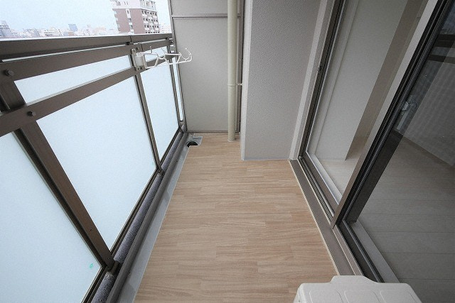 エスリードレジデンス大阪天王寺のバルコニー
