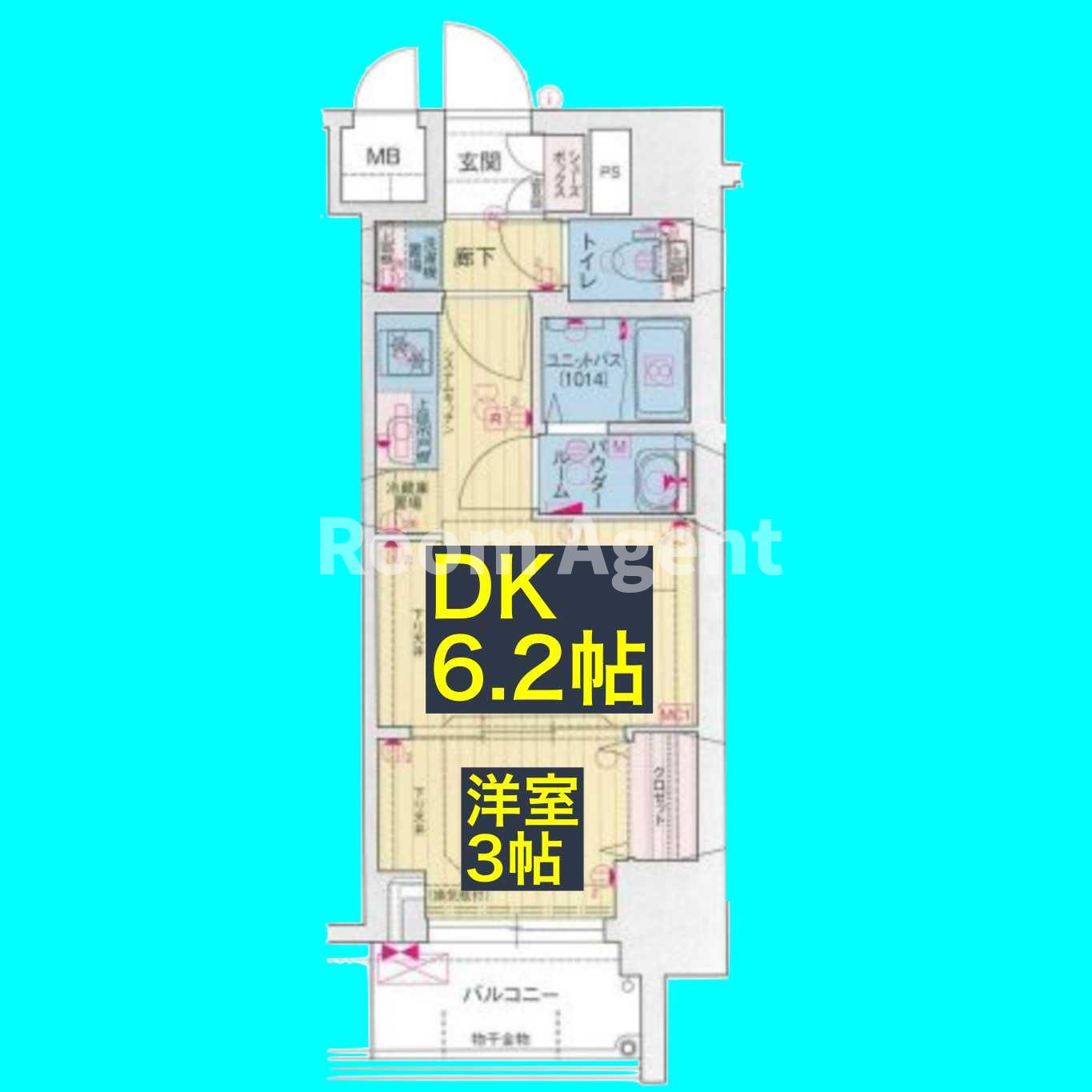 プレサンス広小路通今池の間取り