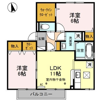 【間取り】 | プレアデス・コートC