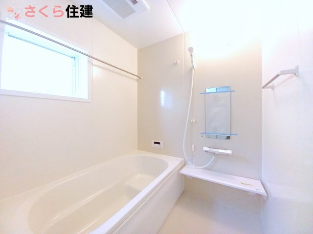 宇都宮瑞穂野第３ ２号棟の浴室|浴室乾燥暖房乾燥機がついているので天候の悪い日も洗濯ができます