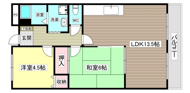 【間取り】 | グリーンフォレスト西宮Ⅱ