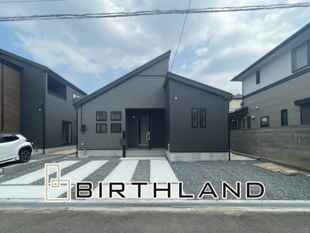 新築戸建・建売　福島市森合字森下　GRAFARE　全2棟の外観|＜2号棟＞収納充実の平屋建て！省エネ住宅でエコ＆クリーン♪