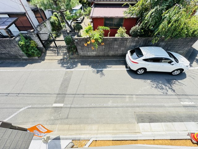 葛飾区東水元５丁目新築戸建【東水元小学校：4分】の展望|バルコニーより道路側眺望
