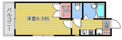 王子パークルーム2の間取り
