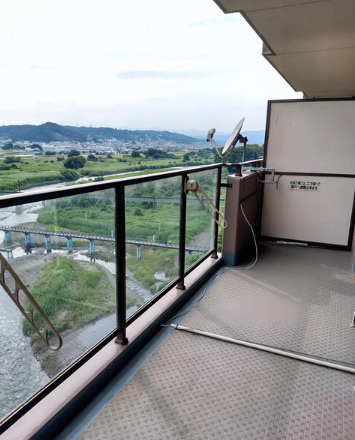 【バルコニー】 | サンクタス高崎ドリームコート　8F