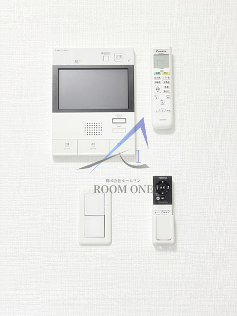 スカイコートパレス西横浜のセキュリティ|モニター付きインターホンです。