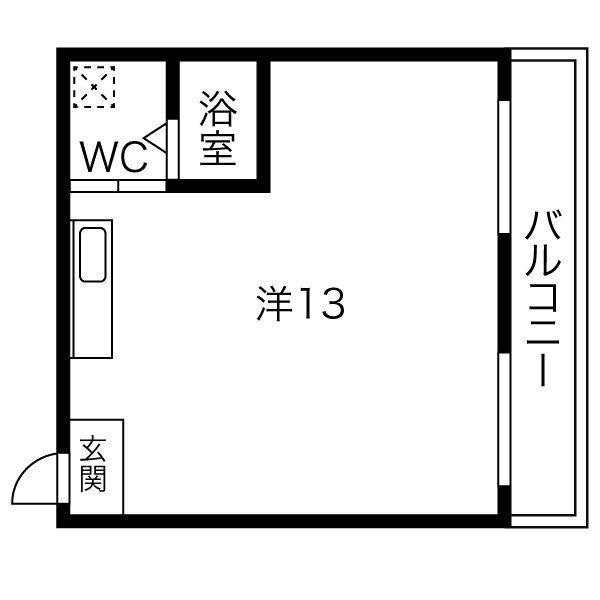 メゾンガロパンIの間取り