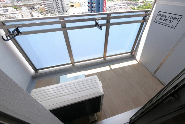 大阪市北区大淀中５丁目の賃貸マンションのバルコニー
