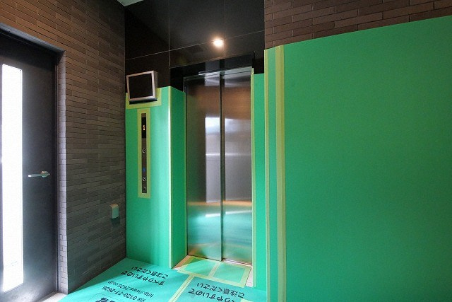 大阪市北区大淀中５丁目の賃貸マンションのロビー