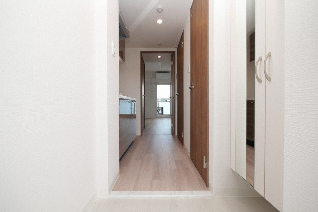 大阪市北区大淀中５丁目の賃貸マンションの玄関