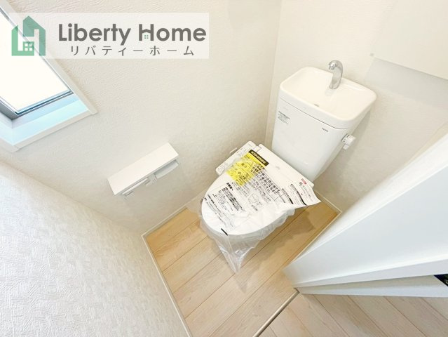 筑西市下川島第2　新築戸建　1号棟のトイレ