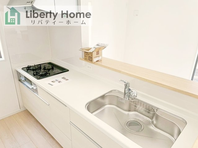 筑西市下川島第2　新築戸建　1号棟のキッチン