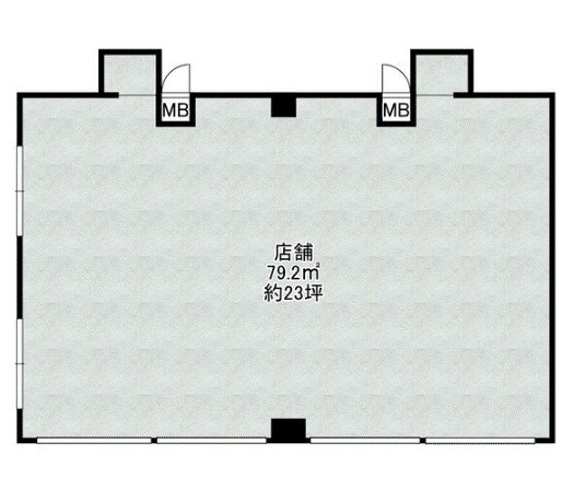 堺市東区西野　貸店舗[物件番号：763582] の間取り
