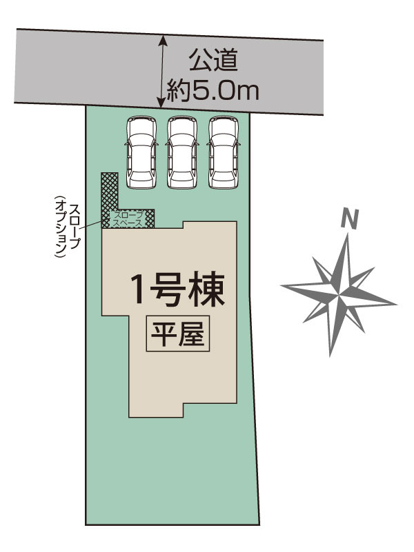 Blooming　Garden　本庄市今井（平屋戸建）の間取り