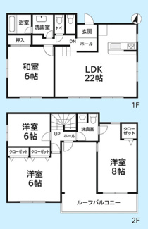 【間取り】 | 目黒区大岡山1丁目