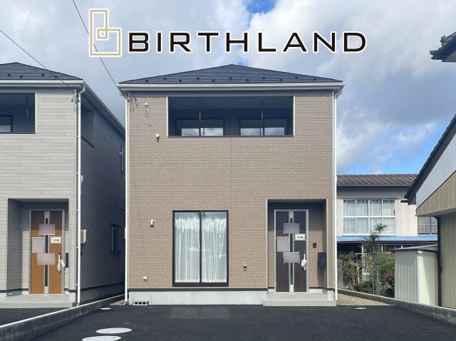 新築戸建・建売　福島市松川町木曽内裡　CRADLE GARDEN　全4棟の外観|＜4号棟＞制震＋耐震の地震に強い家！完成までは同仕様完成物件でのご案内も可能です！