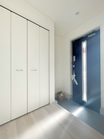 新築戸建・建売　福島市松川町木曽内裡　CRADLE GARDEN　全4棟の玄関