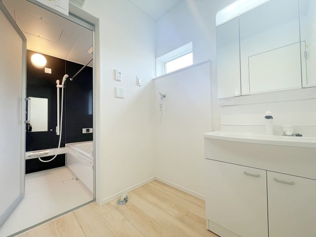 新築戸建・建売　福島市松川町木曽内裡　CRADLE GARDEN　全4棟のランドリースペース