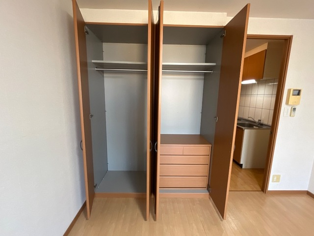 熊本市北区龍田陳内２丁目のアパートの収納