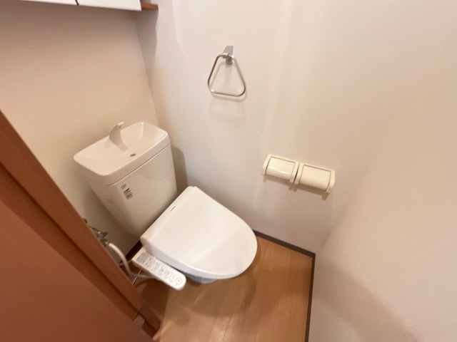 熊本市北区龍田陳内２丁目のアパートのトイレ