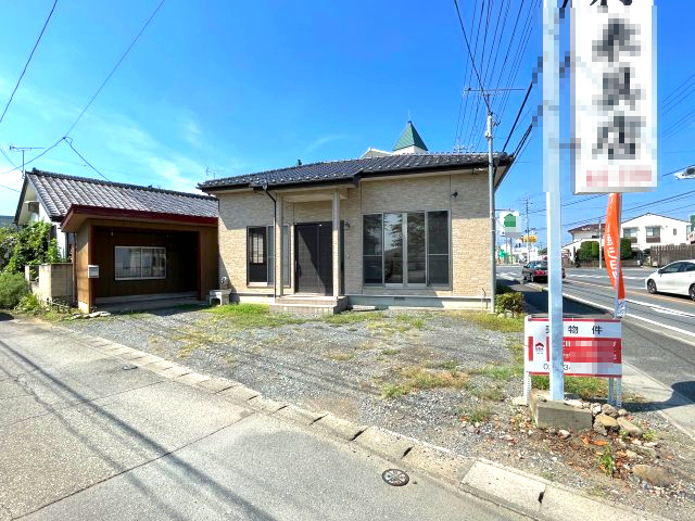 藤岡市藤岡　中古作業所780の前面道路含む現地写真