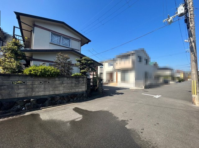【成約済】京都市西京区大原野鳥見町の前面道路含む現地写真|弊社グループ会社にて、建築プランのご提案も可能です。