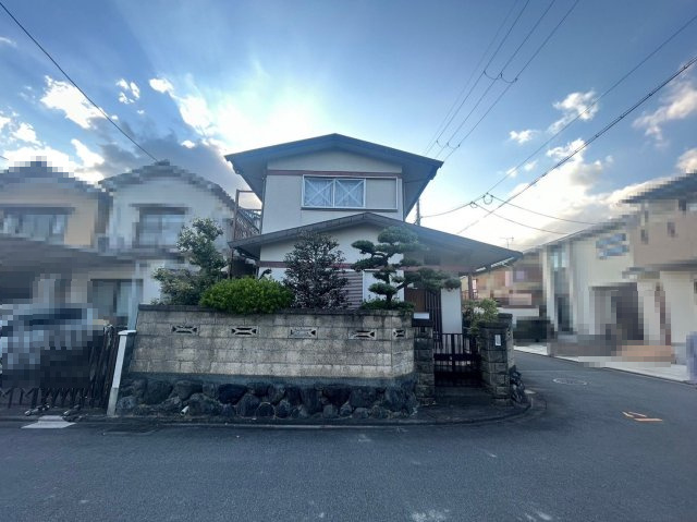 【成約済】京都市西京区大原野鳥見町の外観|第一種低層住居専用地域につき、落ち着いた住環境。