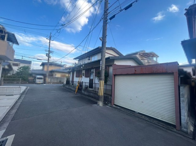 【成約済】京都市西京区大原野鳥見町の前面道路含む現地写真|阪急バス「向日台団地前」停より徒歩約5分