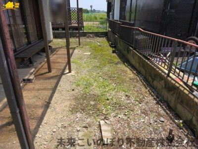 【庭】 | 加須市下樋遣川中古戸建て | お庭のお手入れも楽々。プチ家庭菜園などにもオススメです！