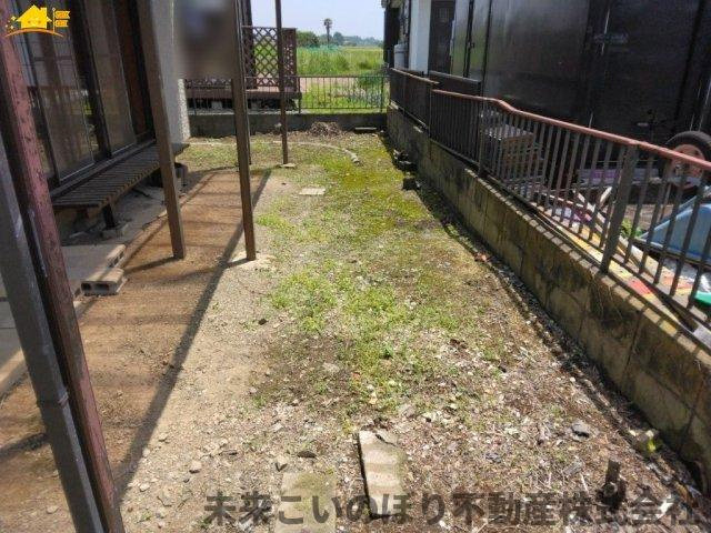 【庭】 | 加須市下樋遣川中古戸建て | お庭のお手入れも楽々。プチ家庭菜園などにもオススメです！