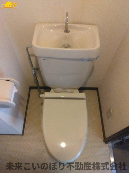 【トイレ】 | ライオンズガーデン花崎A棟 | シンプルで使いやすいトイレです