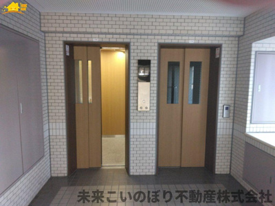 【その他共用部分】 | ライオンズガーデン花崎A棟 | エレベーター2基ありエレベーター渋滞の心配もないですね