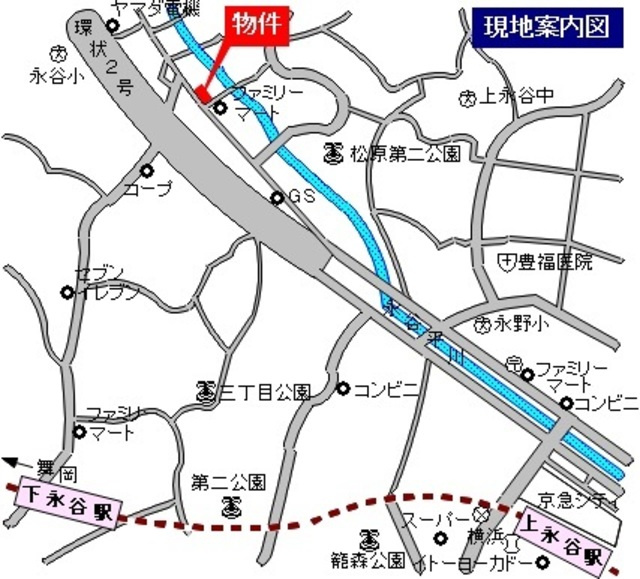 ヴィルヌーブダイツ　壱番館の地図