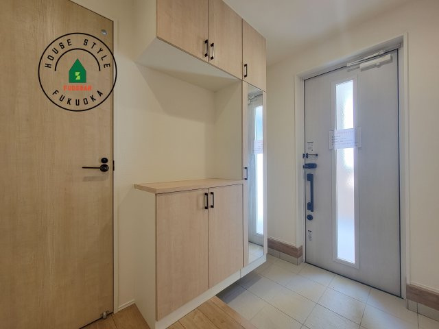 福津市福間駅東2丁目第1-1棟（1号棟）の防犯設備|二重ロックでしっかり防犯対策ができます。