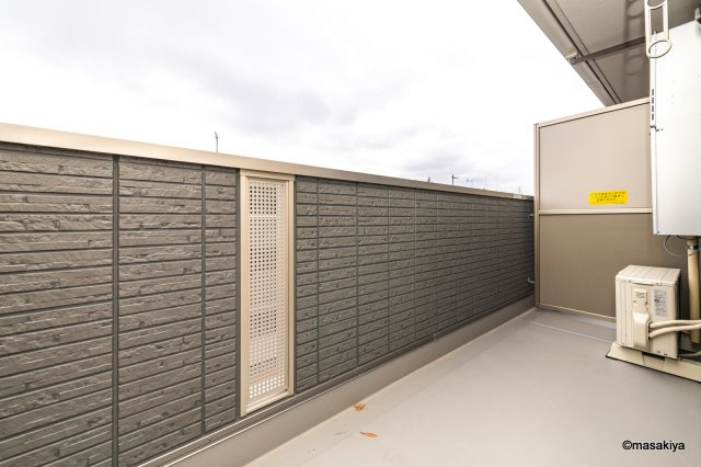 リヴェール中御所　Cのバルコニー