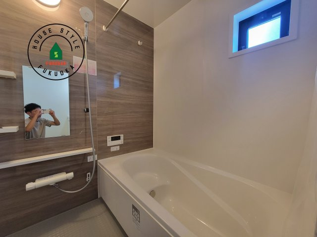 糟屋郡志免町東公園台2丁目第3-1棟（1号棟）　の浴室|1日の疲れを癒してくれる広々バスルーム。雨の日のお洗濯にも大活躍な浴室乾燥機付です！