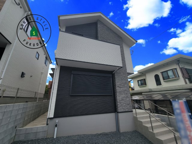 筑紫野市二日市北6丁目第1-2棟（1号棟）　の外観|デザイン性のある外観です。