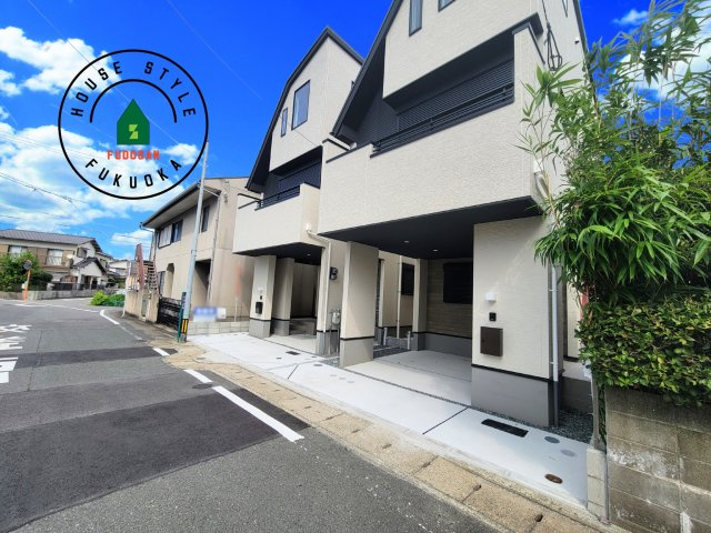 福岡市西区福重5丁目第3-2棟（1号棟）　の前面道路含む現地写真|見学の時間などお気軽にお問い合わせ下さい。