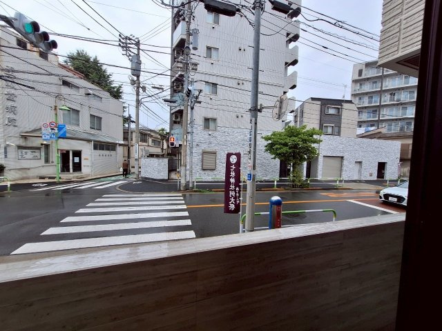 フルール西ケ原のバルコニー