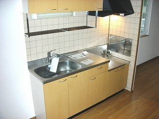 ムーラン・ルージュⅠのキッチン|きれいなキッチンです