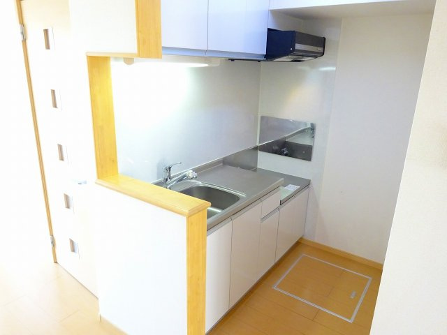 米島一番館のキッチン|きれいなキッチンです