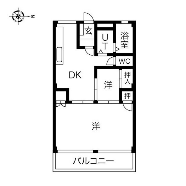 ディスティーノ高富の間取り