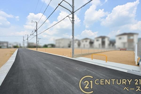 桜井市大字大豆越の売地の前面道路含む現地写真|■現地撮影写真■小学校まで徒歩圏内とお子様の通学も安心！