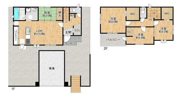 【間取り】 | 垂水区小束山本町2丁目　中古戸建