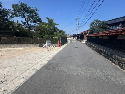 【前面道路含む現地写真】 | 米子市蚊屋　土地
