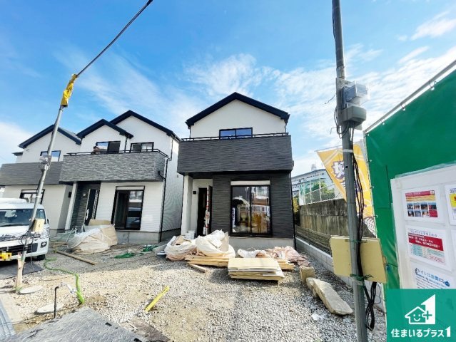 箕面市半町　新築一戸建ての外観|現在建築中！落ち着いた街並みで新生活を始めることが出来そう！周辺の物件も併せてご紹介させて頂きます！